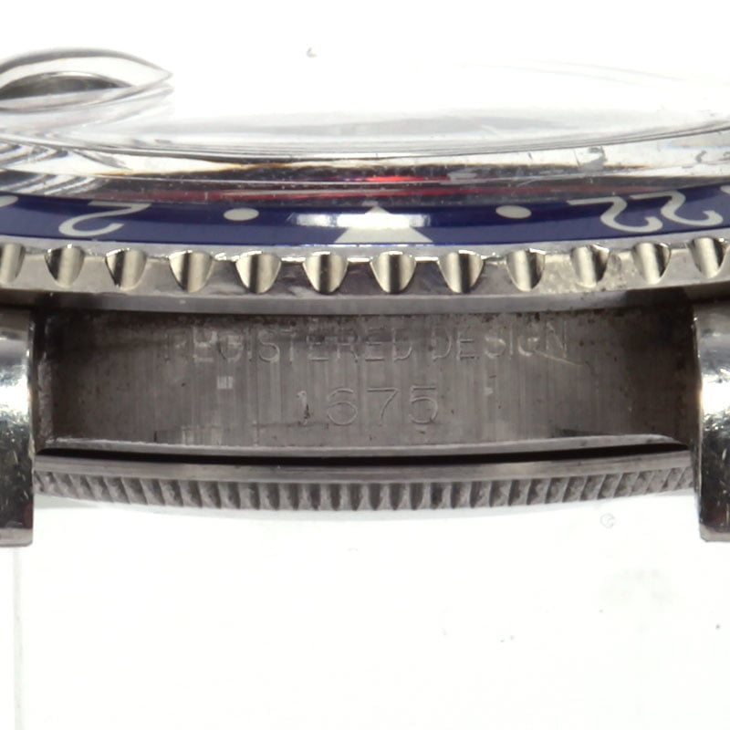 Vintage Rolex Pepsi GMT-Master 1675 Black Dial