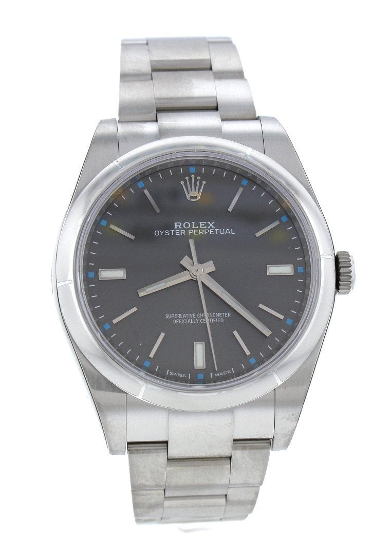 OYSTER PERPETUAL 39 Rhodium Dial Men's Watch 114300.