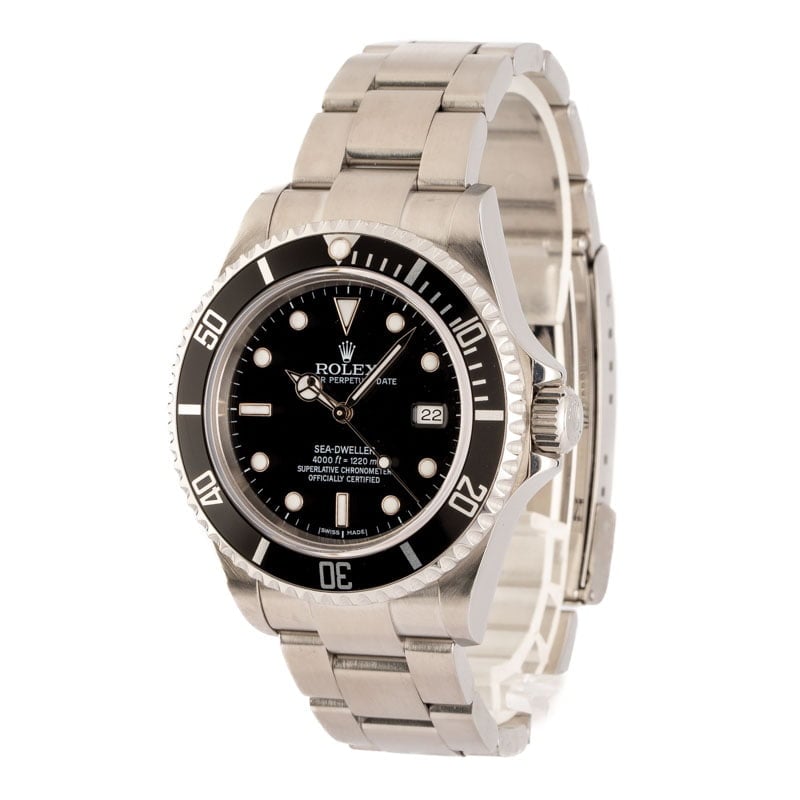 Mens Rolex Sea-Dweller Black 16600