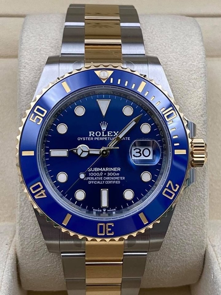Submariner Date 41mm Blue Dial Two Tone 126613LB 2021 Unworn.