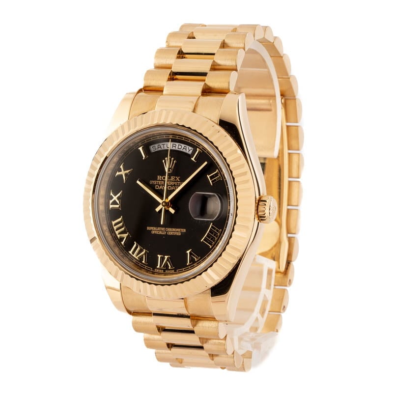 Rolex Day-Date II President 218238 Yellow Gold