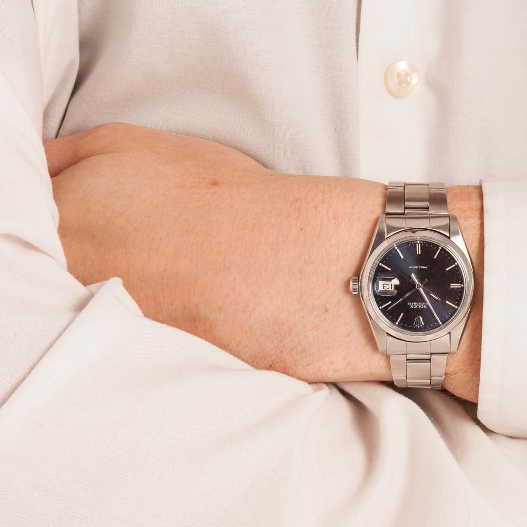 Pre-Owned Rolex Oysterdate 6694 Stainless Steel