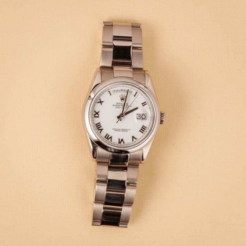 Rolex Day-Date 118209 White Gold