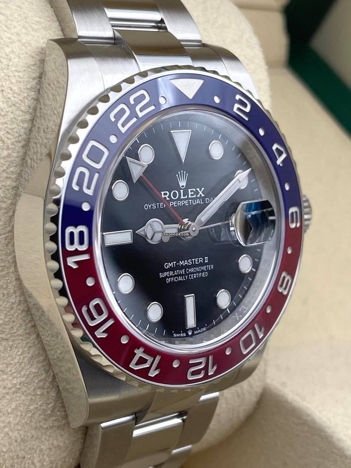 GMT-Master II Pepsi Oyster Bracelet 126710BLRO 2021 Unworn.
