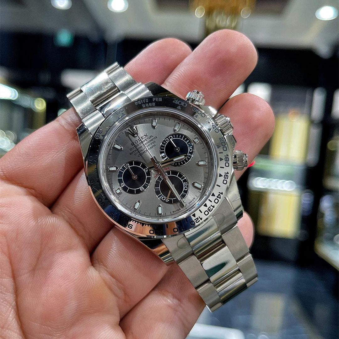 Rolex White Gold Daytona 116509 Steel and Black