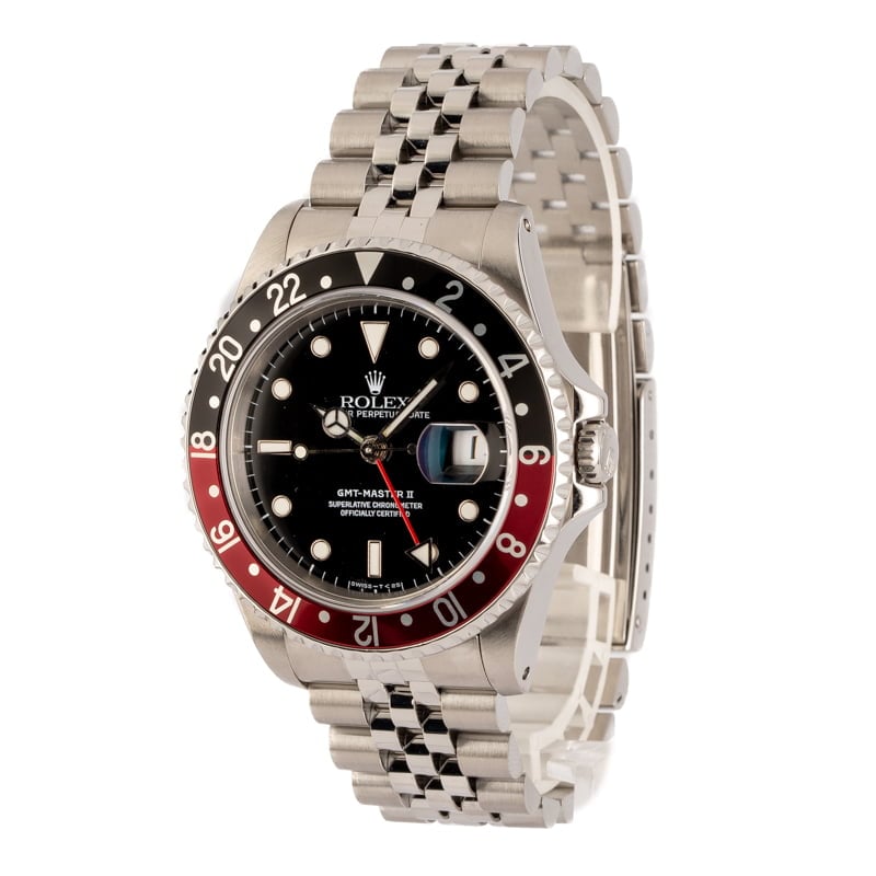 Mens Rolex GMT-Master II Ref 16710 Coke