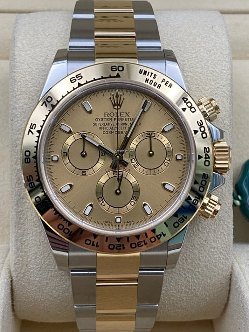 Daytona Two Tone Champagne Dial 116503 Unworn.