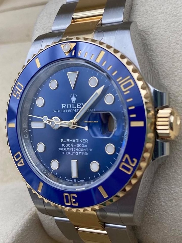Submariner Date 41mm Blue Dial Two Tone 126613LB 2021 Unworn.