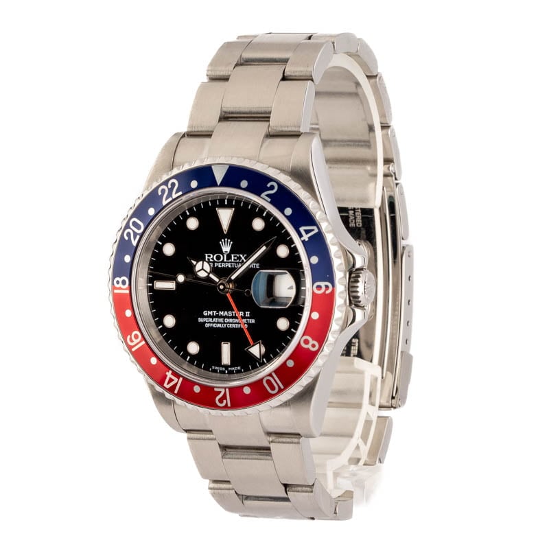 Rolex GMT-Master II 16710 'Pepsi' Bezel Insert
