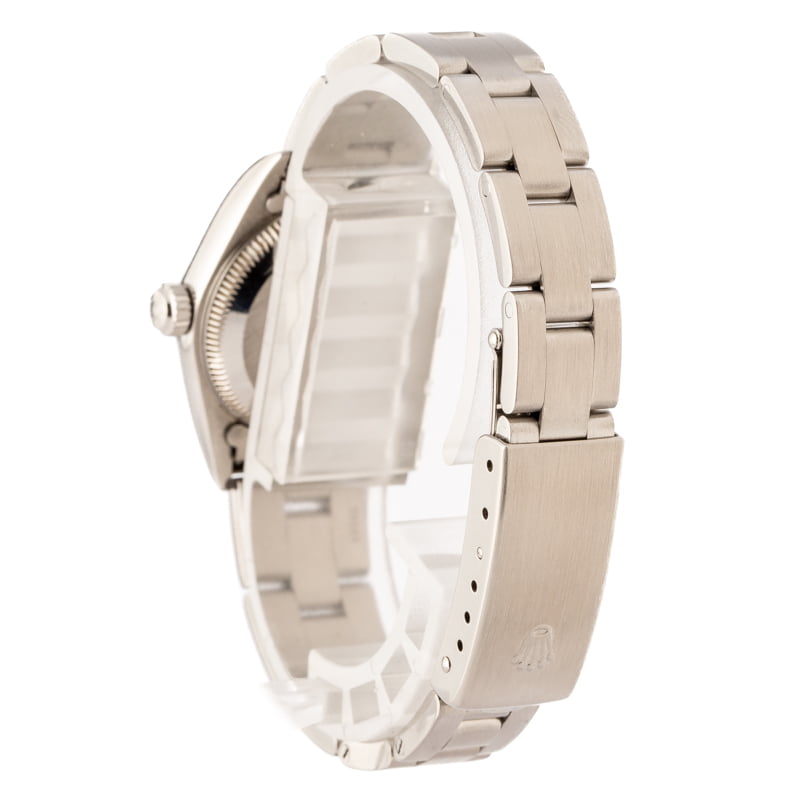 Ladies Rolex Oyster Perpetual 76094 Black Dial