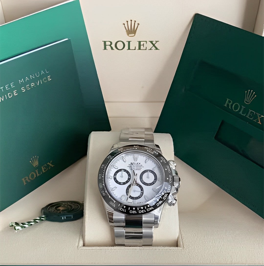 Cosmograph Daytona 40 White Dial Stainless Steel Oyster Men's Watch 116500LN 116500.