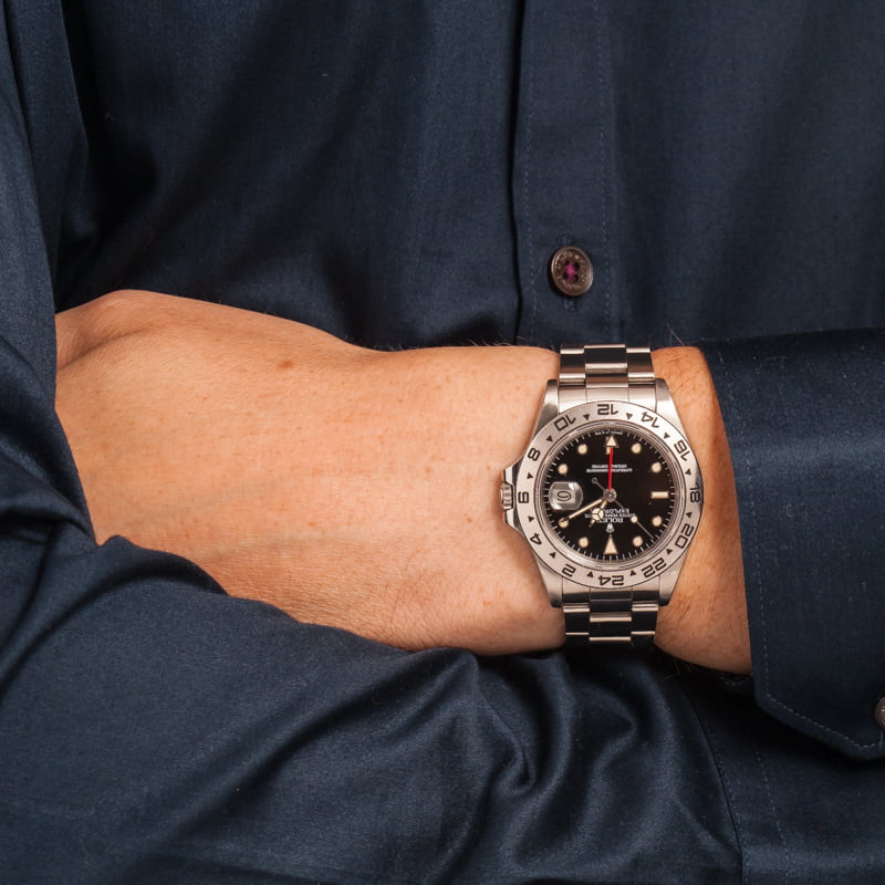 Rolex Explorer II 16550 Black Dial